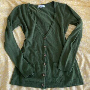 Ann Taylor Women's Green Cardigan